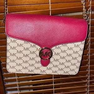Michael Kors burgundy crossbody